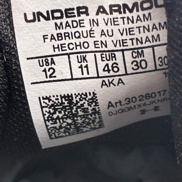 Under Armour Charged Commit TR 4 Black Training Shoes Mens 12 3026017-005 main image 8